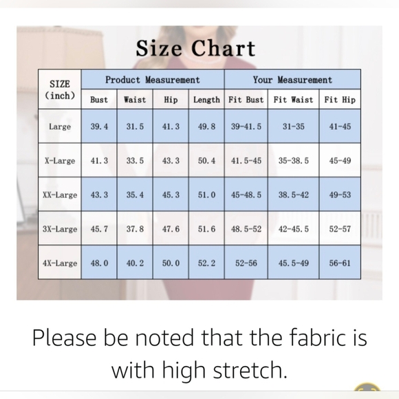 ZOMVA Plus Size Wrap Cocktalil Dress #1024 - Picture 11 of 11